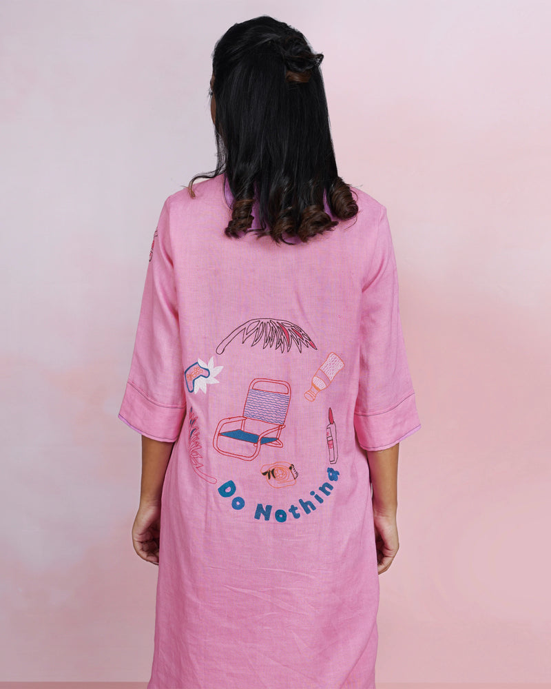Candy Pink Serenity Blush Co-ord Set