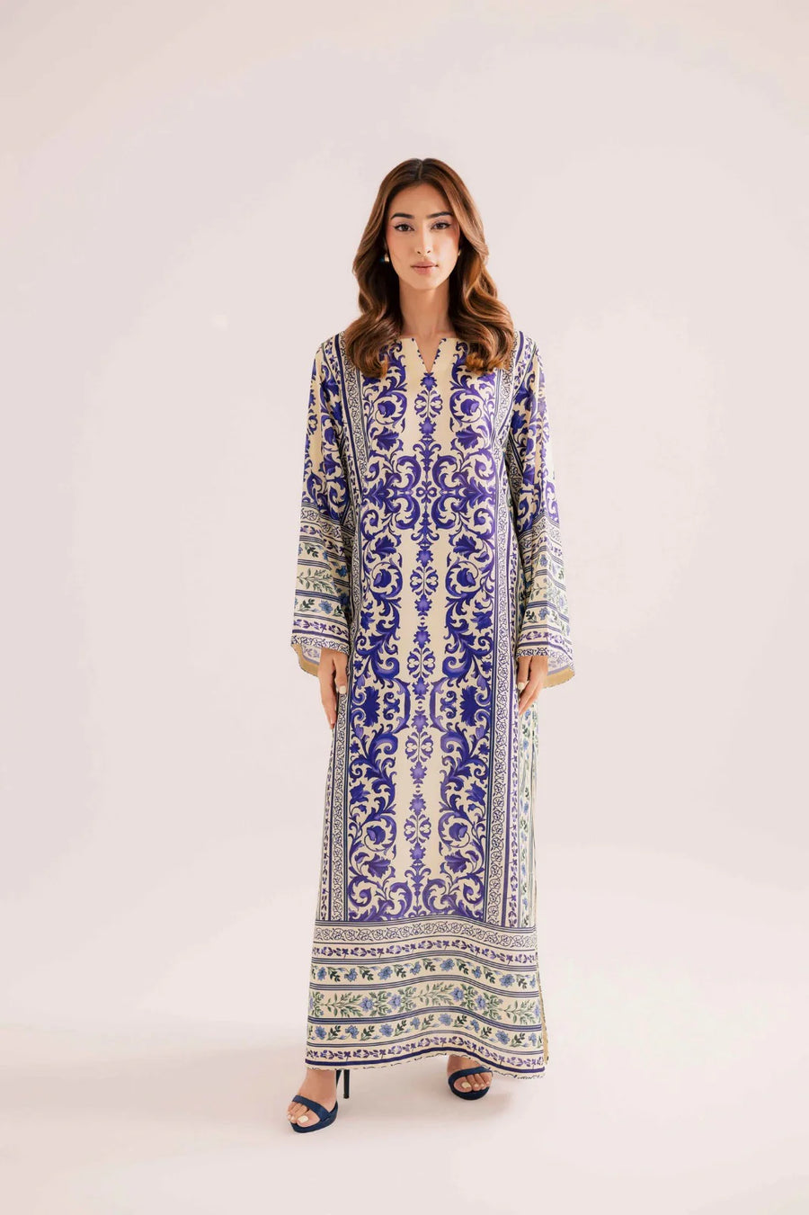 Noor Mahal Muslin Luxe Kaftaan