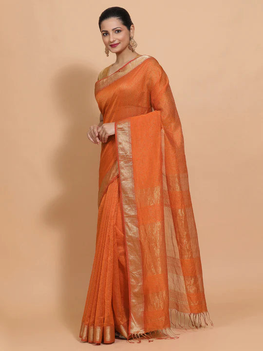 Soft cotton silk saree