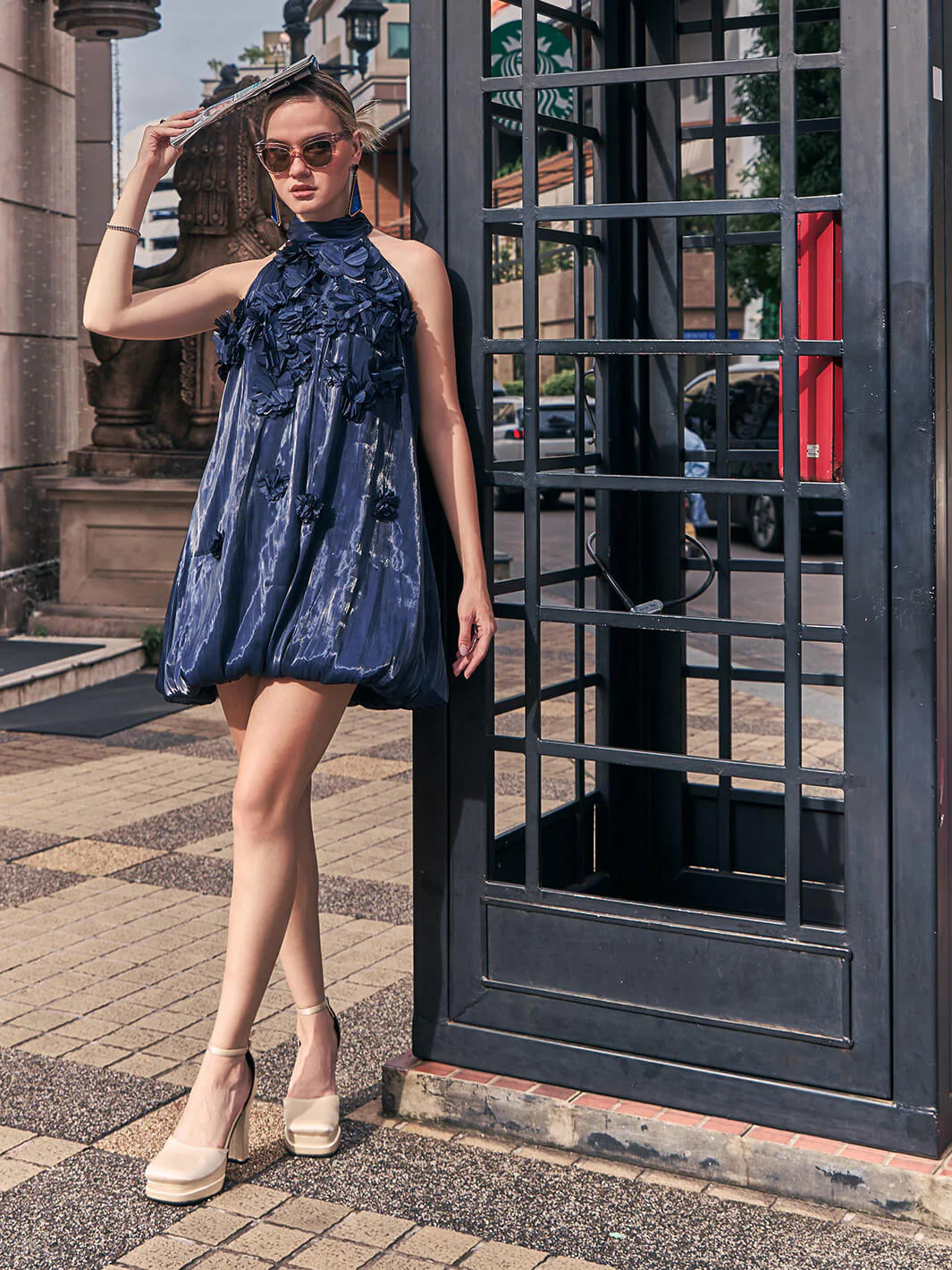 Bubble hem dress