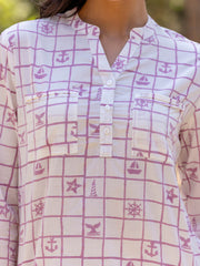 traditional print nightwear