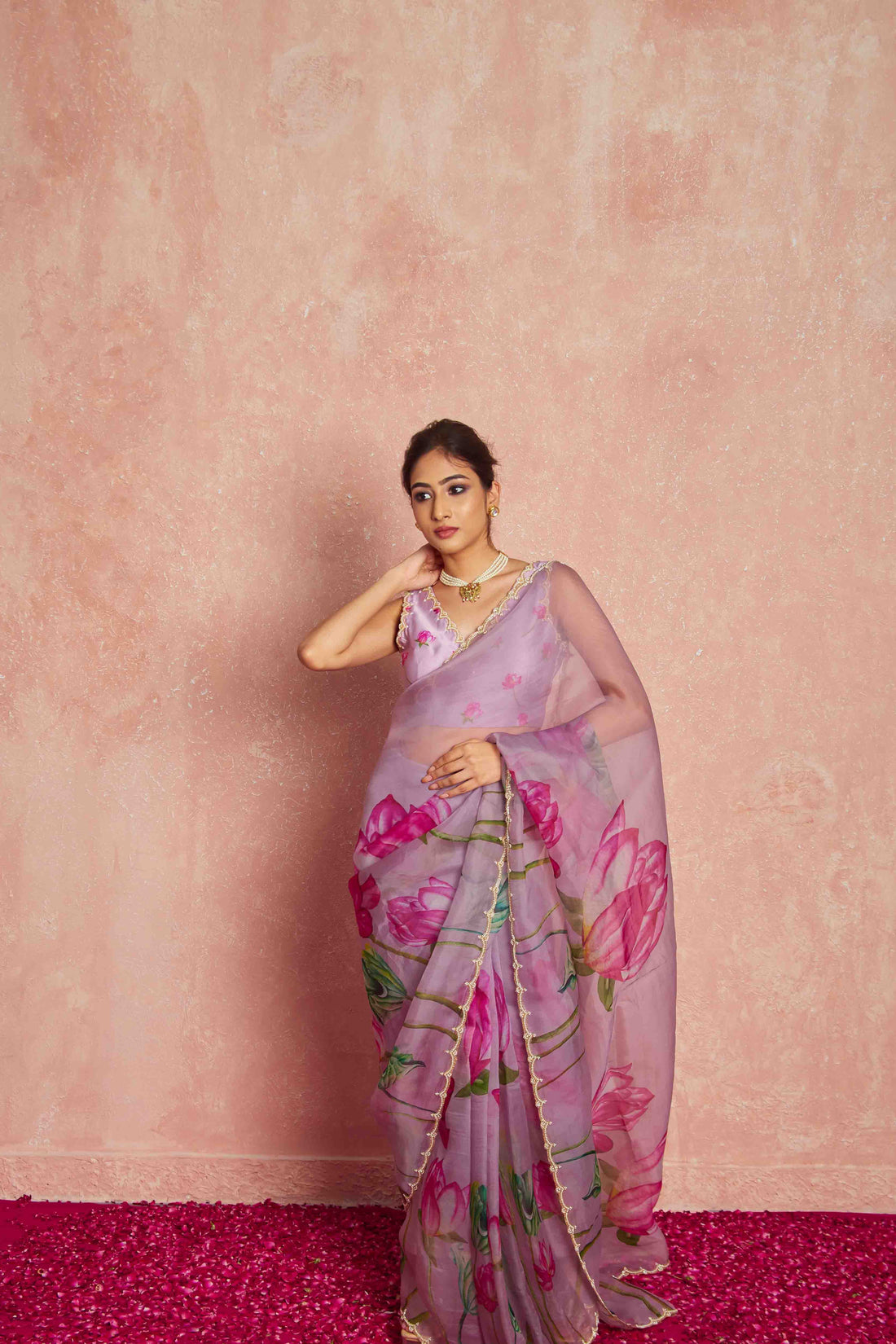 Lightweight silk saree