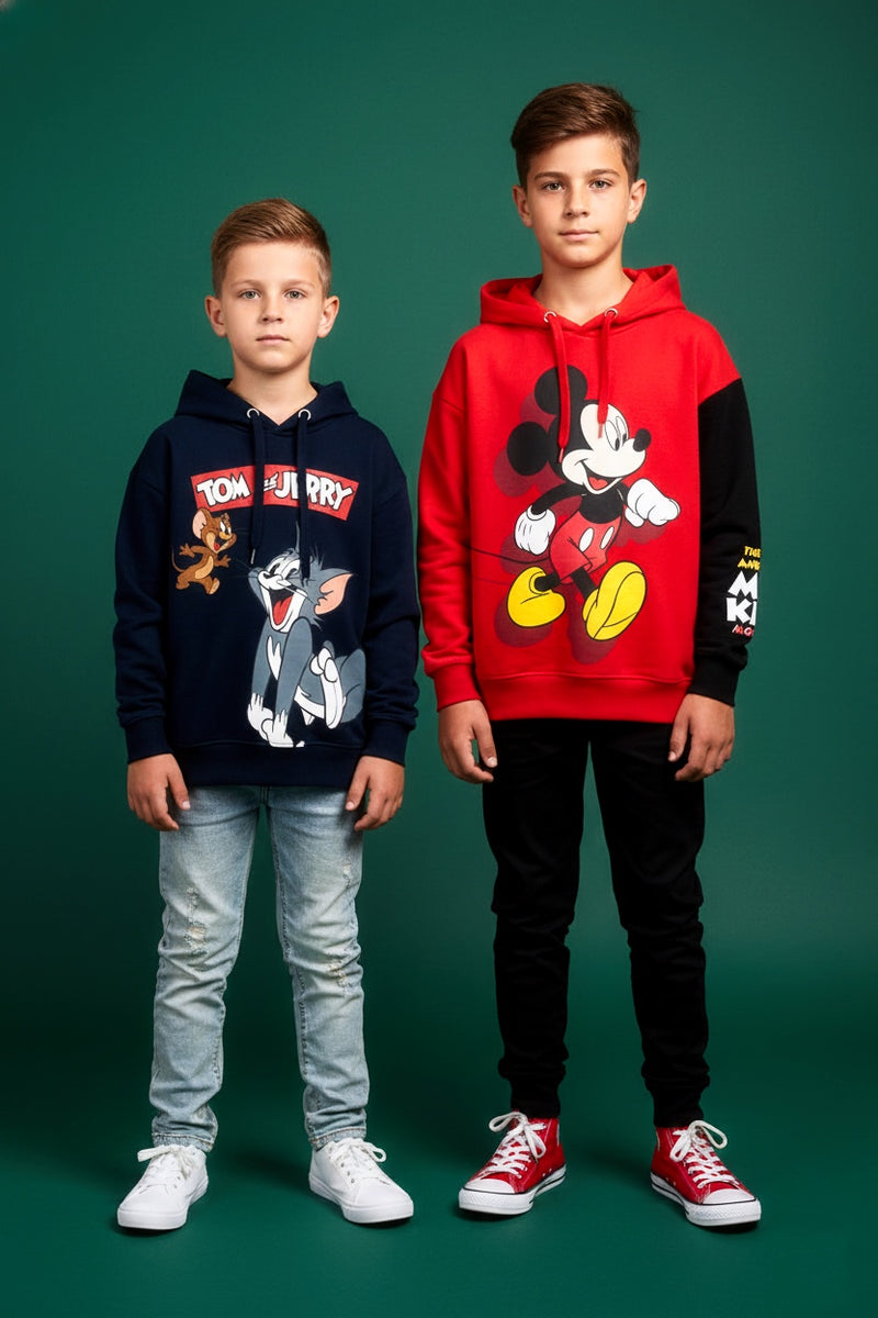 Mickey & Tom and Jerry Hoodies Pack