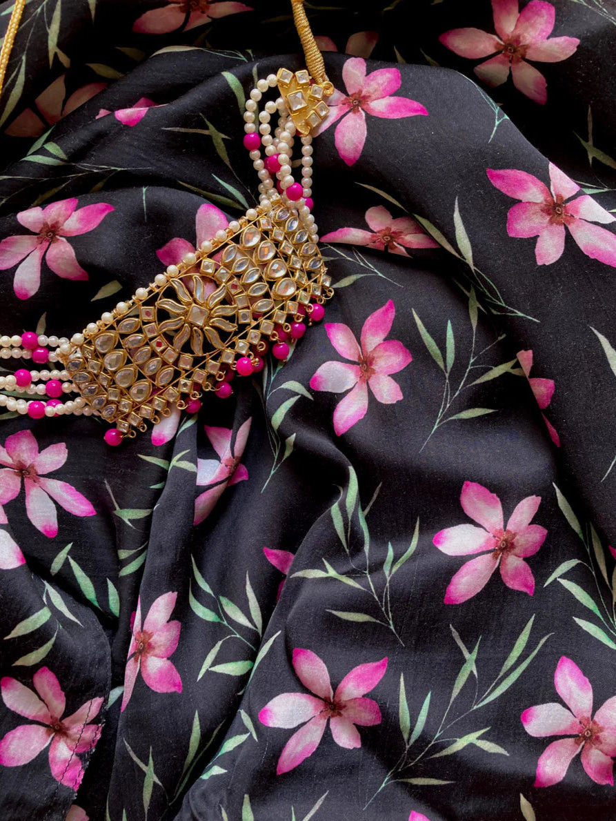 Black silk saree online
