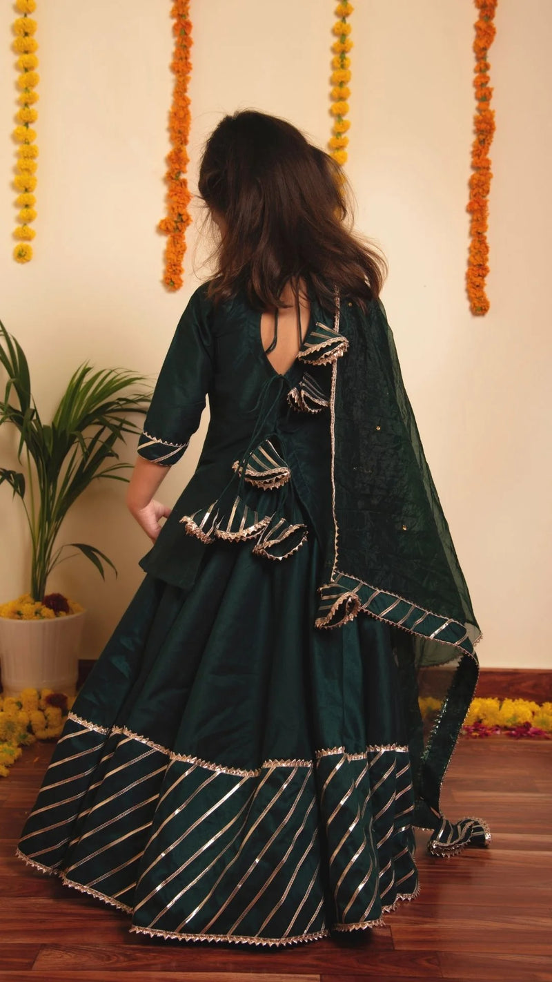 Mimosa Green Lehenga Set