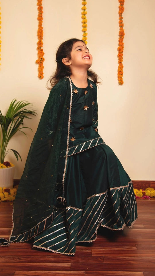 Mimosa Green Lehenga Set