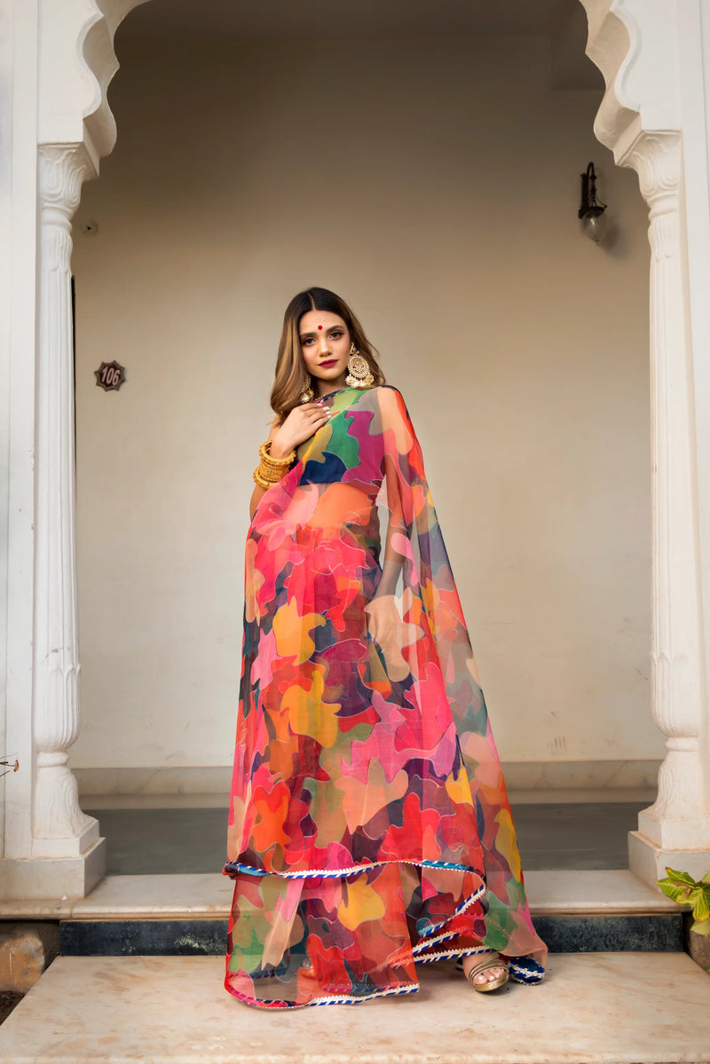 colorful saree for festivals