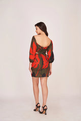 Multicolour floral dress