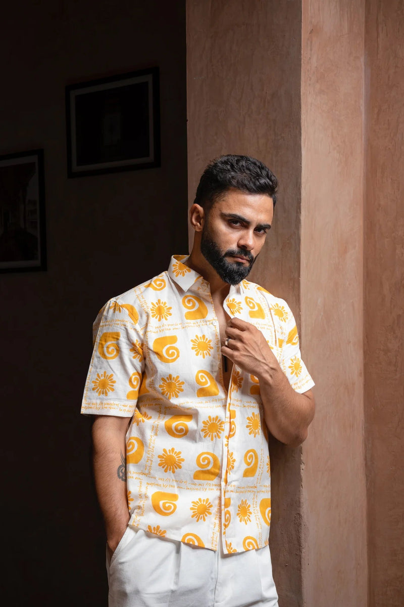 Mykonos Men's Shirt for Summer