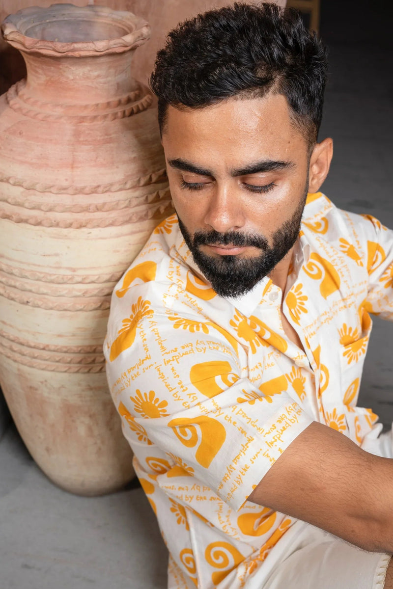 Mykonos Men's Shirt for Summer