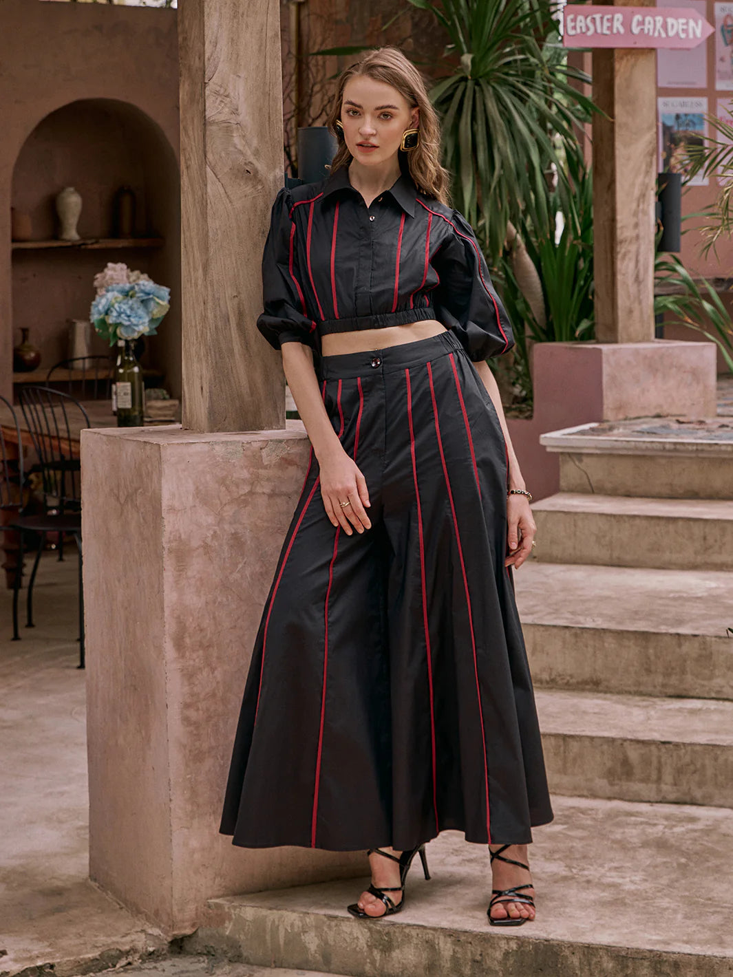 Nate Piping Co-ord Set