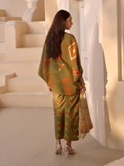 green cotton co-ord