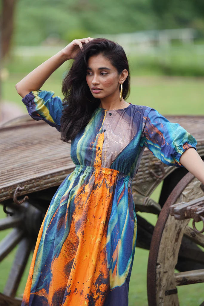 Breathable cotton dress