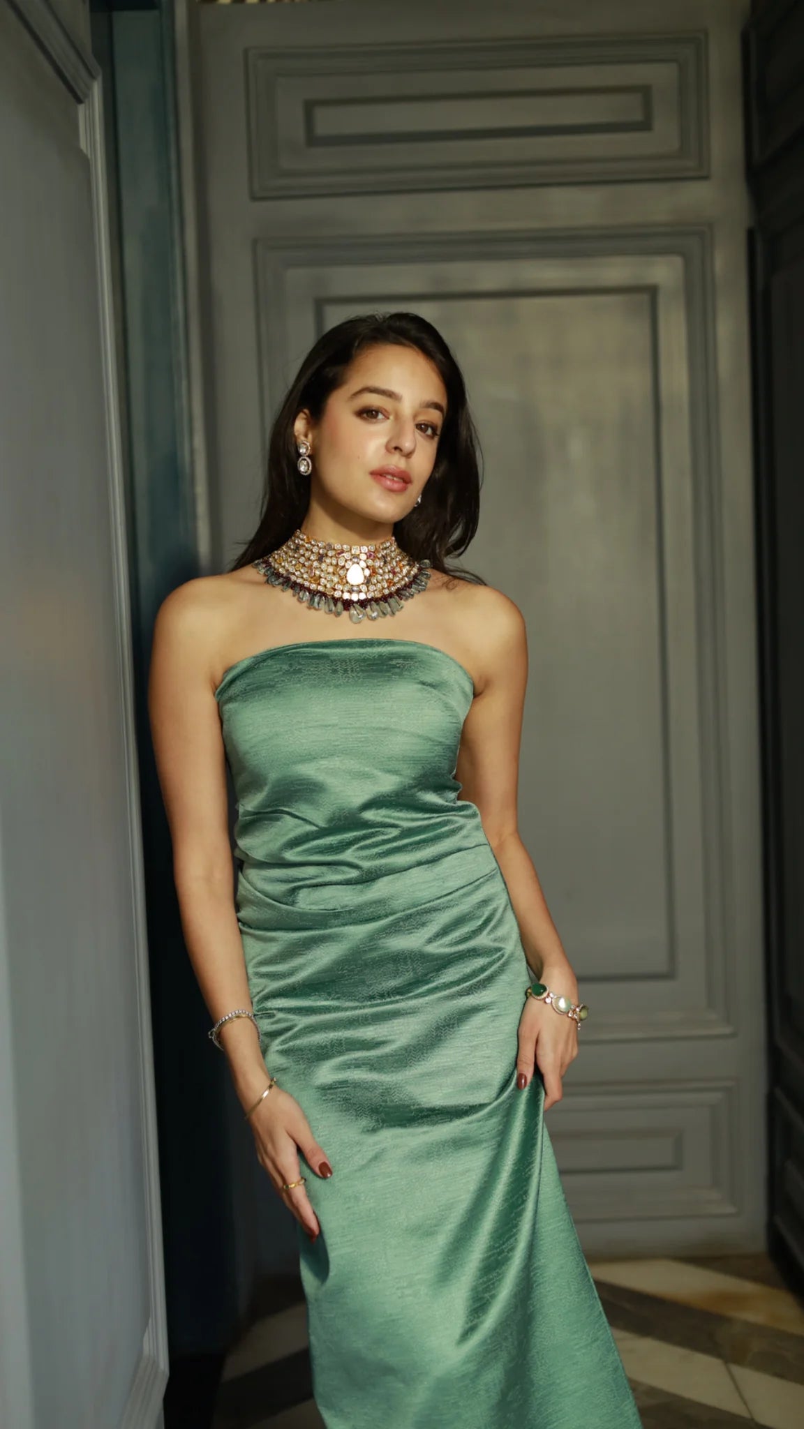 AZO-free dyed dress