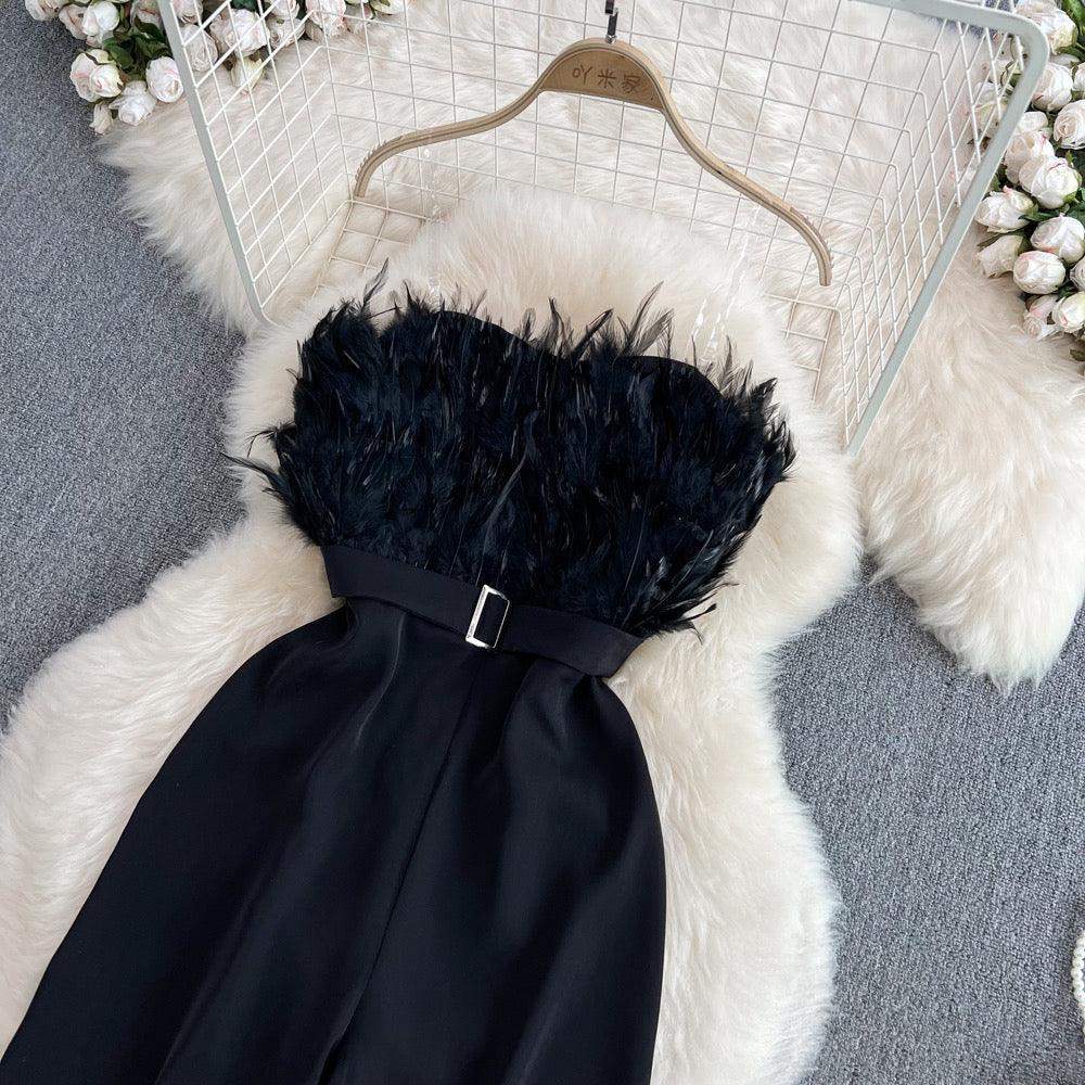 casual off shoulder jumpsuit