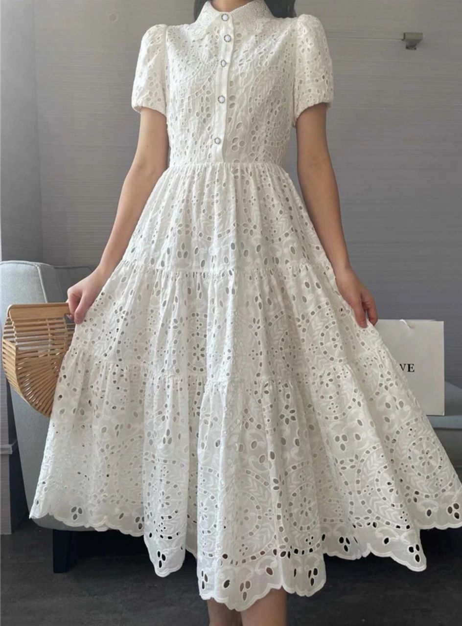 Off white lightweight dress