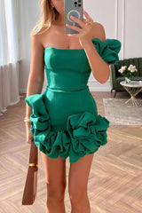 Luxury Neoprene Diana One-Shoulder Dress