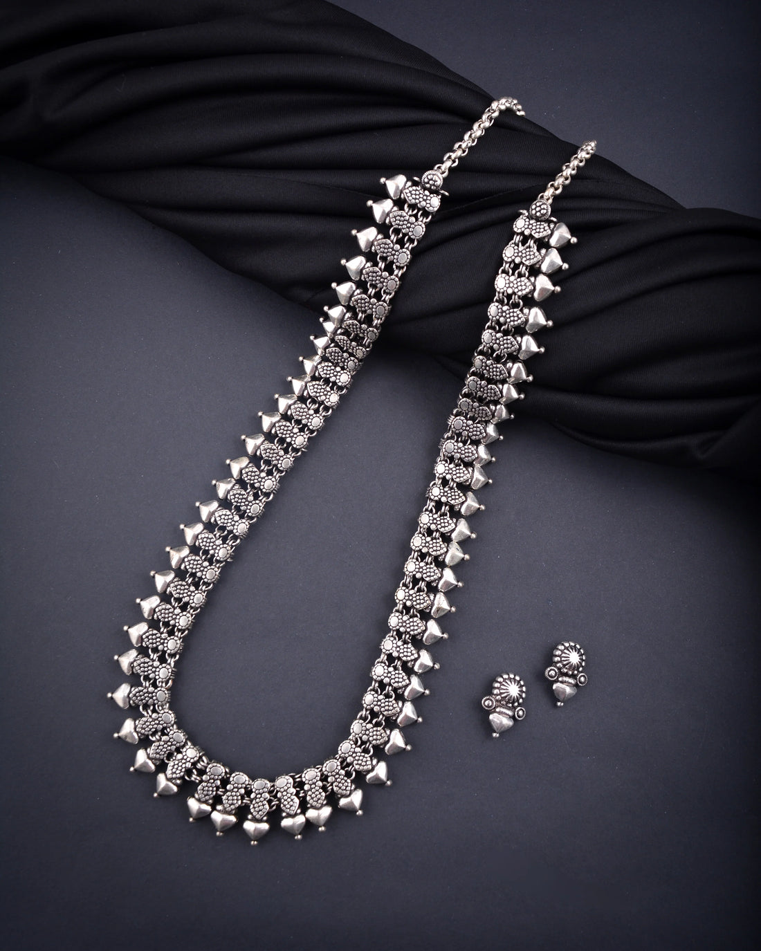Kolhapuri Oxidised Long Necklace
