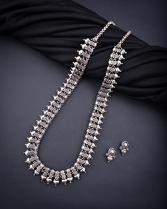 Kolhapuri Oxidised Long Necklace