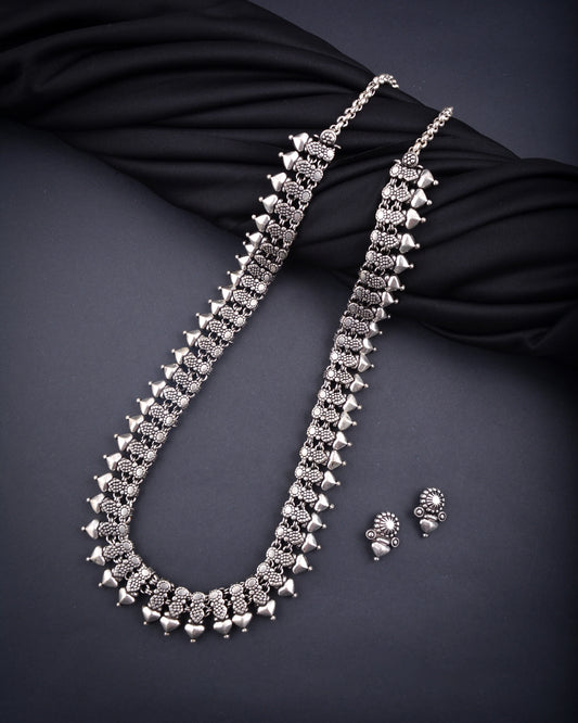 Kolhapuri Oxidised Long Necklace