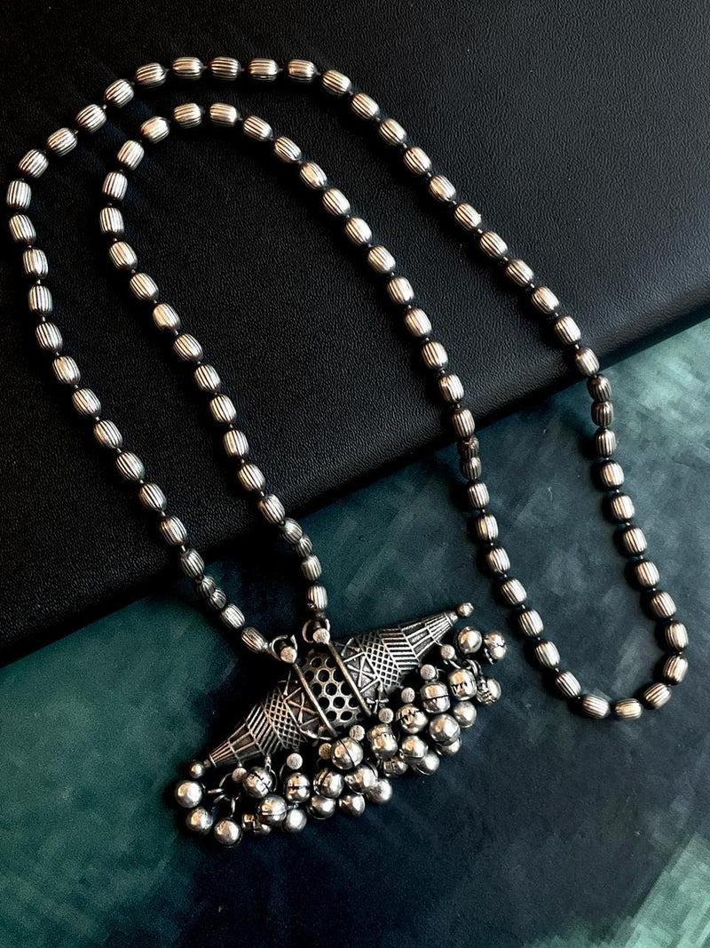Antique Oxidized Choker Set