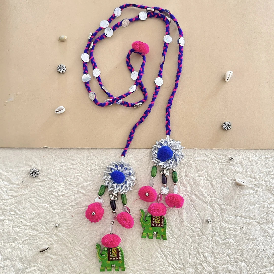 Traditional Gujarati Hair Accessory Handmade Parandi