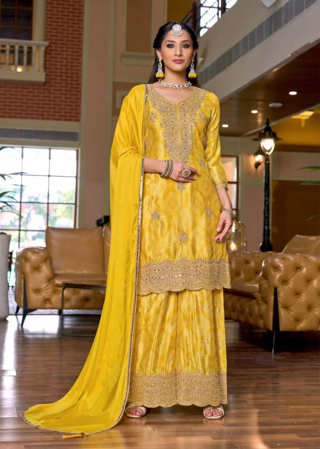 Pailan Chinon Full Work Suit Set