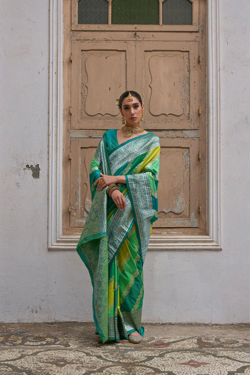 Pre-stitched saree
