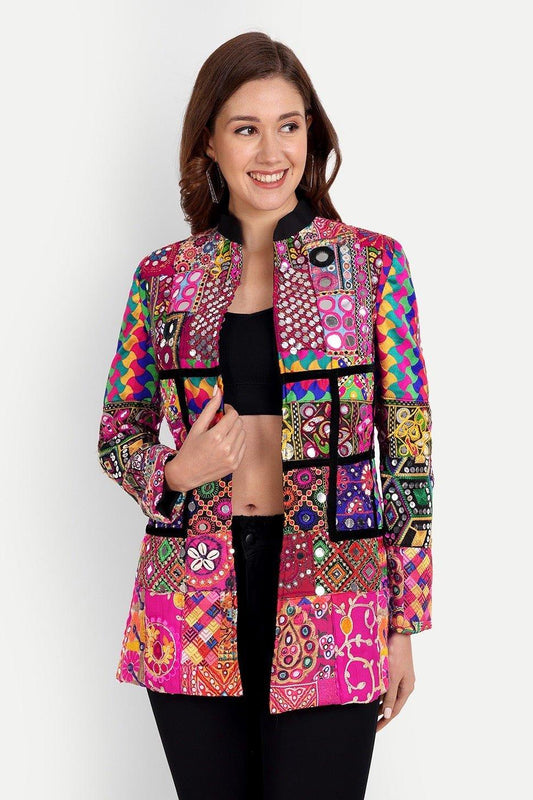Navratri Designer Ethnic Mirror Work Blazer