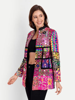 Navratri Designer Ethnic Mirror Work Blazer