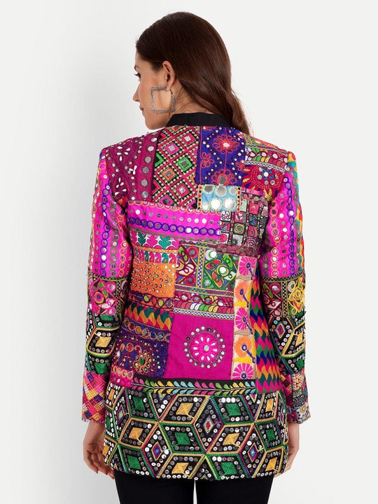 Navratri Designer Ethnic Mirror Work Blazer