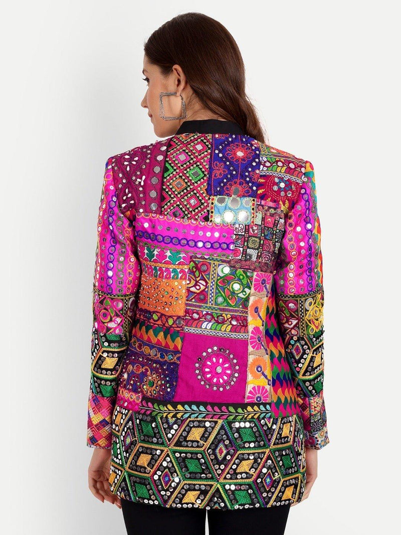Navratri Designer Ethnic Mirror Work Blazer
