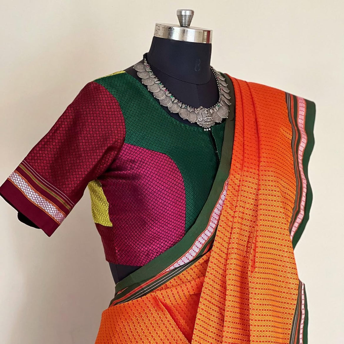 Rangrez Khun Patchwork Blouse