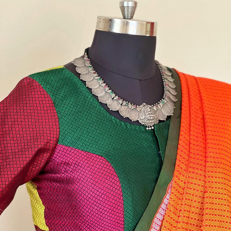 Rangrez Khun Patchwork Blouse