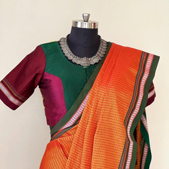 Rangrez Khun Patchwork Blouse