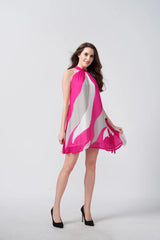 Abstract print dress
