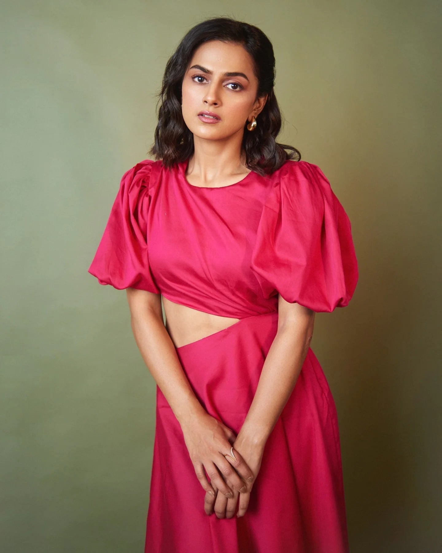 Summer pink dress