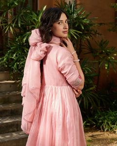 Gulabo Pink Doria Embroidered Suit Set