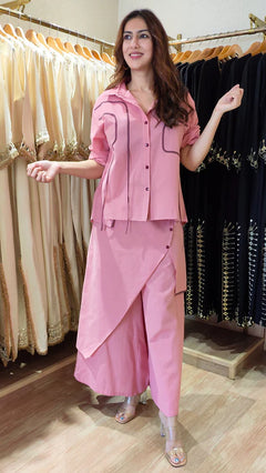 Pink Ribbon Flap Co-ord Set