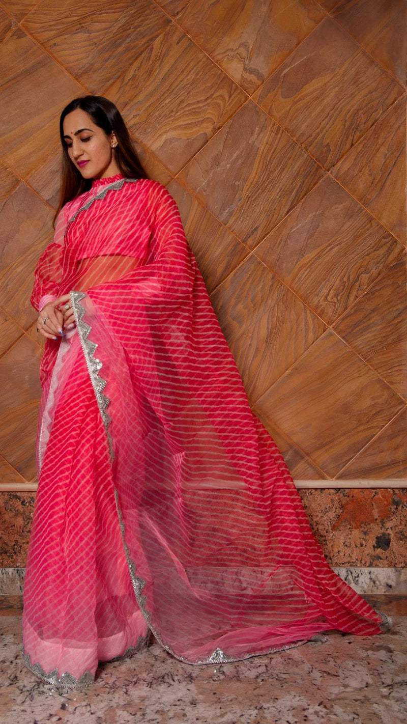 lightweight party saree