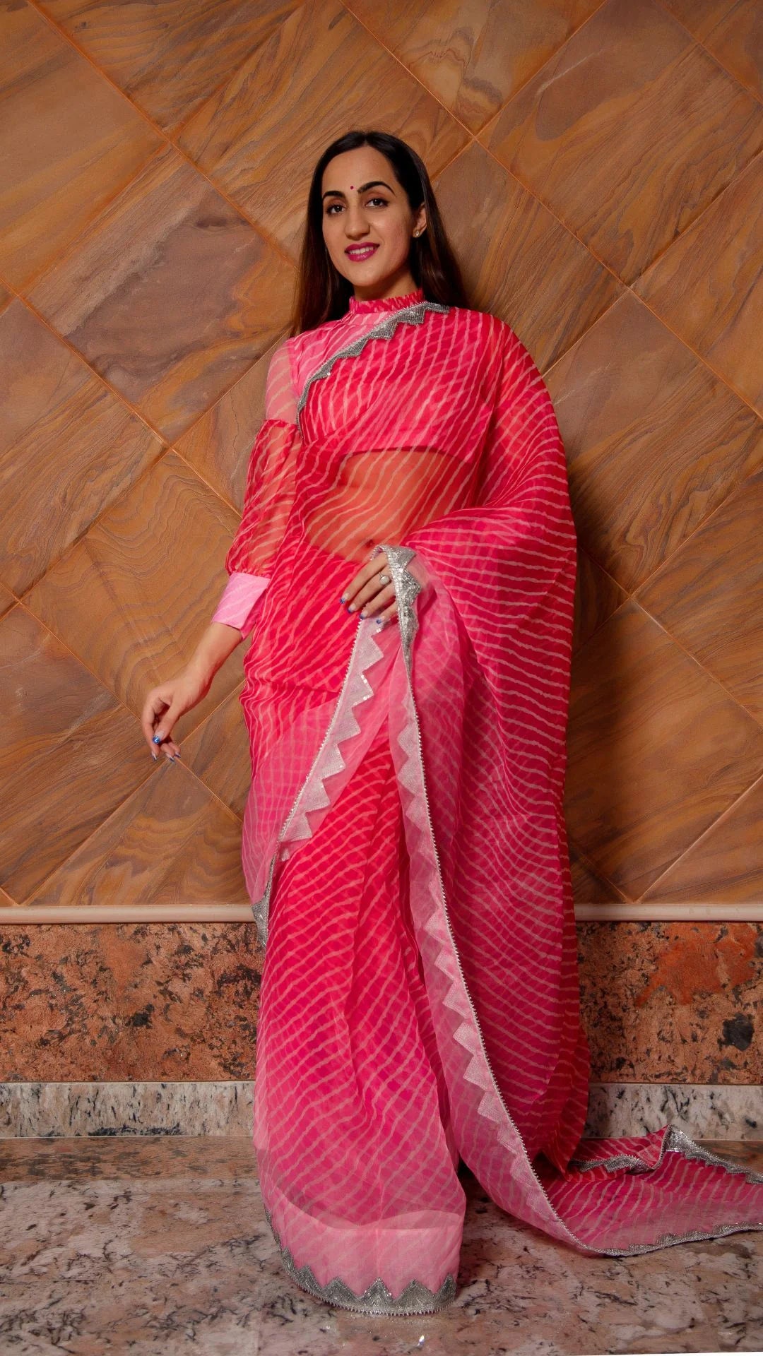 sheer saree fabric