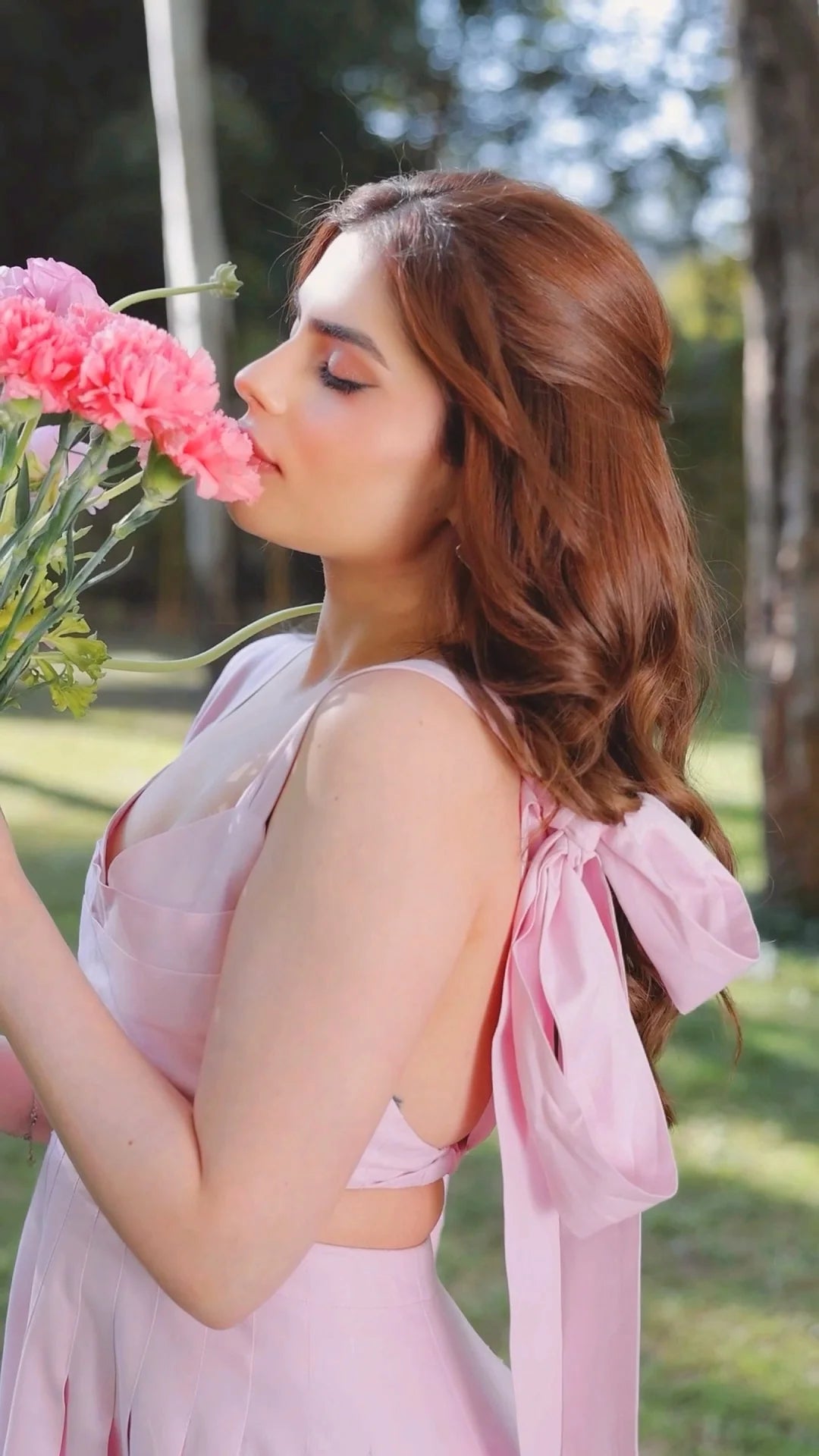 Vibrant pink dress