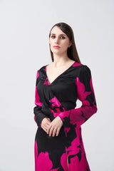 Floral print dress