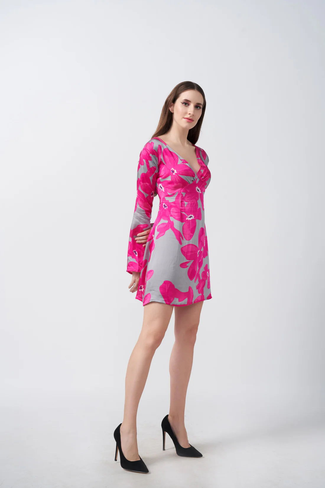 short floral dress
