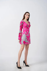 short floral dress