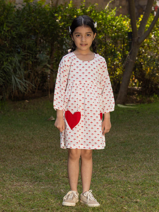 Pixie Pouch Cotton Dress