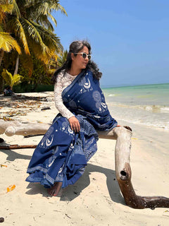 peacock-inspired saree