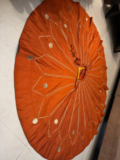 Navratri Lehenga Skirt with Gold Gota Patti Work