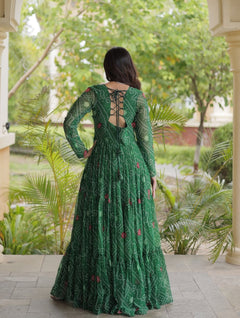 Meher Jamuni Embroidered Garba Gown