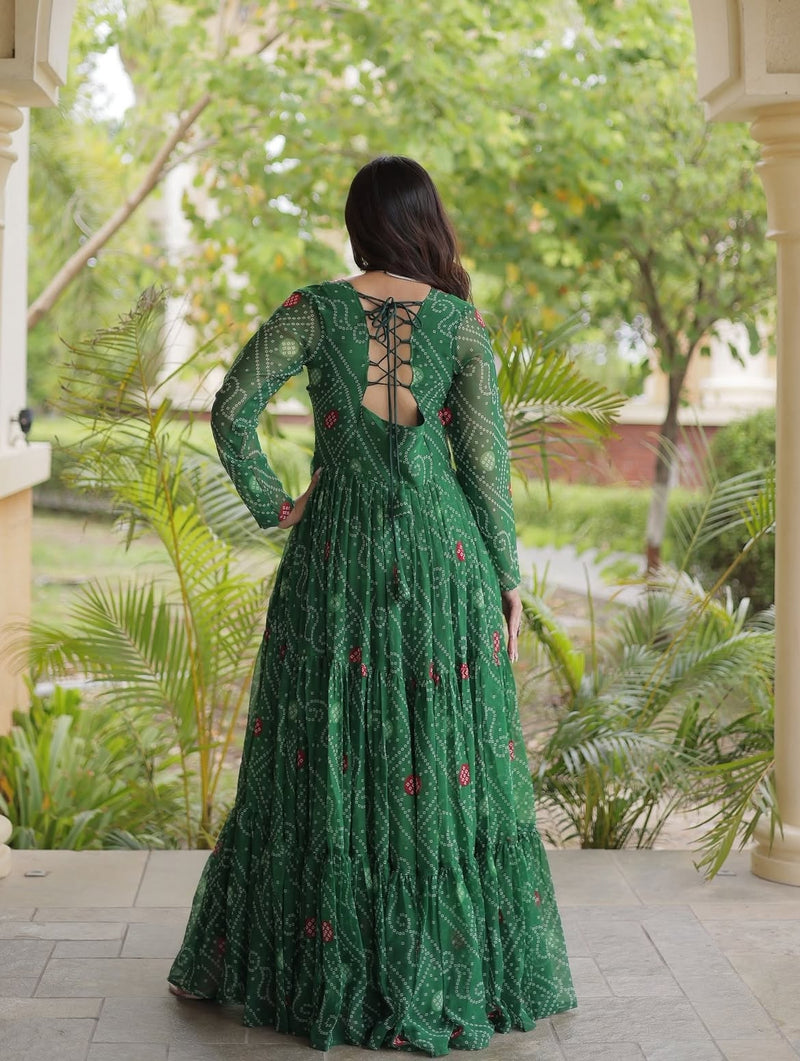 Meher Jamuni Embroidered Garba Gown